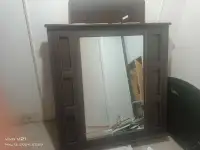 Mirror and table 