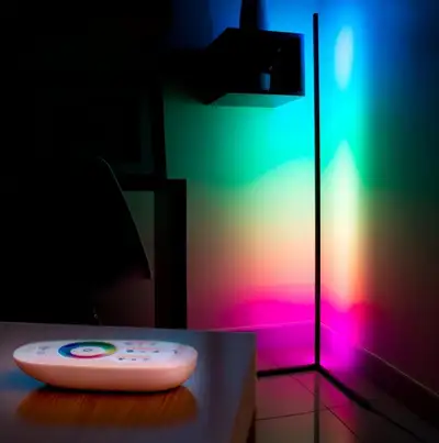 RGB 57" Floor LAMP LED Dimmable Corner Stand Light with Remote, View more