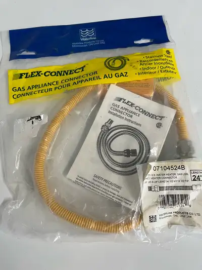 New Flex-Connect 24” Gas Appliance Connector , View more