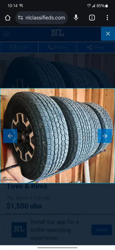 Looking For A Set Of All Season Tires? I have a set of 4 Goodyear Wrangler Territory AT (Kevlar) tir...