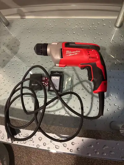 Milwaukee corded drill , View more
