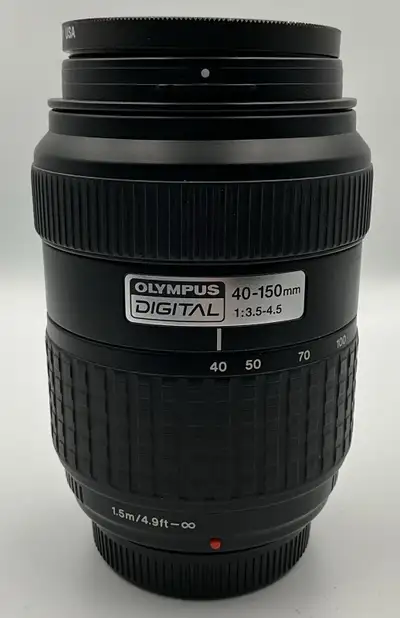 OLYMPUS 40-150MM F3.5-4.5 LENS-W/ REAR CAP, View more