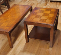 Beautiful Solid Wood, Matching Coffee Table/ Large Side Table 