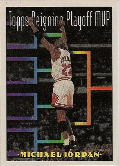 1994-1995Topps Reigning Playoff MVP Michael Jordan#199Basketball, View more