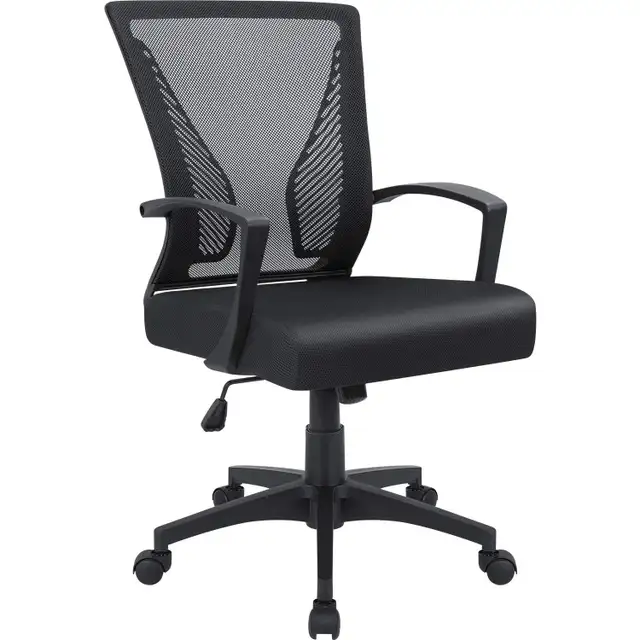Furmax Office Chair Mid Back Swivel Lumbar  in Chairs & Recliners in Markham / York Region - Image 2