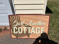 Cottage sign