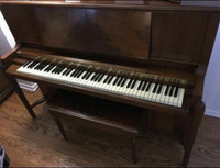 Piano with Matching Bench