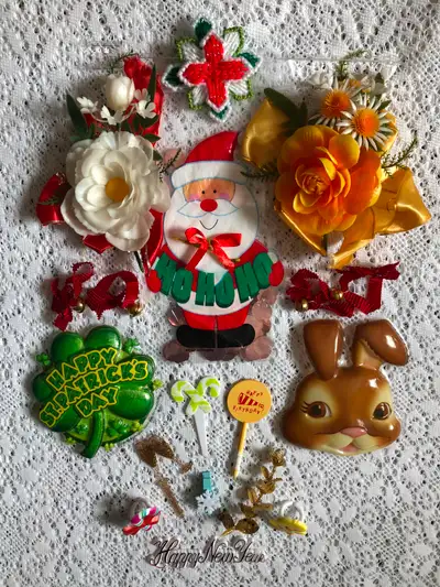 AVAILABLE unless marked SOLD! Lots of odds and ends for cake decorating and embellishments for vario...