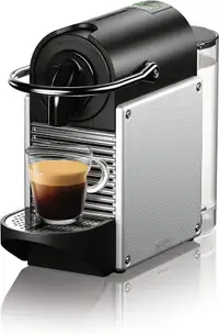 Nespresso Pixie Espresso Machine by De'Longhi, 1100ml, Silver