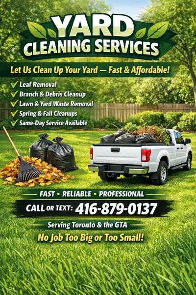 yard cleaning + more , View more