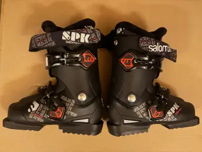 2 Pairs of Salomon Ski Boots sizes 22 and 23, View more