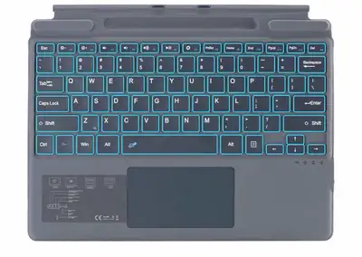 Surface Pro 8/9/X/10/11 Ultra Slim Wireless 7 Colour Backlight k, View more