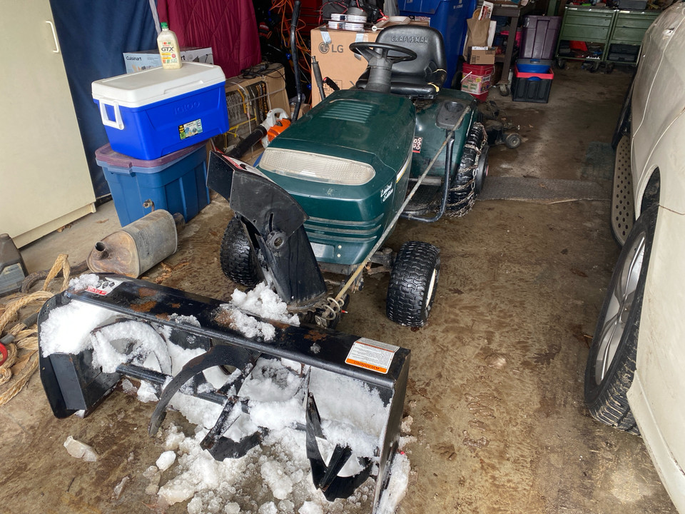 Snow thrower for craftsman lawn tractor deals