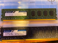 DDR3 desktop RAM for sale- hardly used in excellent condition