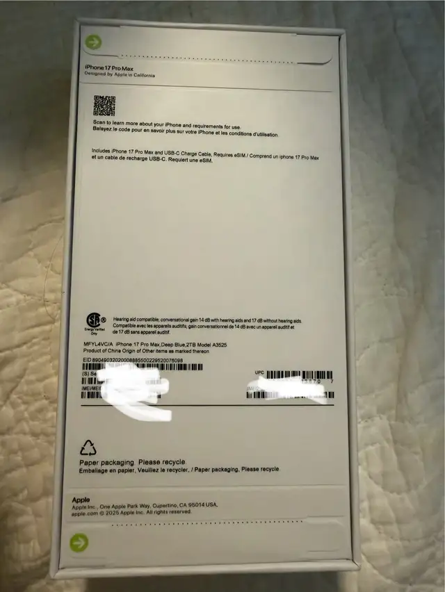 IPhone 17 Pro max 2TB in Cell Phones in Delta/Surrey/Langley - Image 3