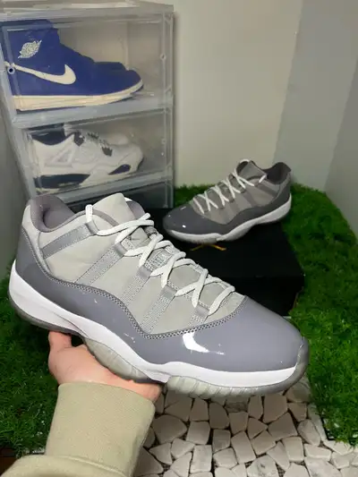 Size 12 - Air Jordan 11 Low Cool Grey, View more