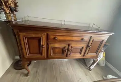 Vintage cherry credenza, View more