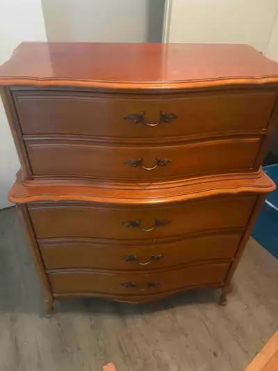 Vintage solid wood dresser