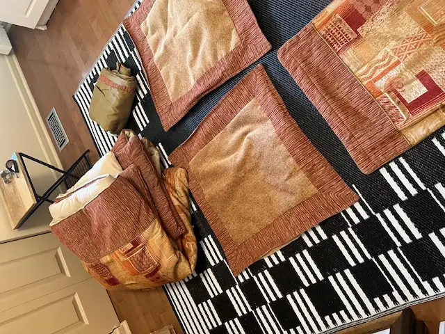 8 PIECE QUEEN SIZE COMFORTER SET ……$50 in Bedding in Windsor Region - Image 11