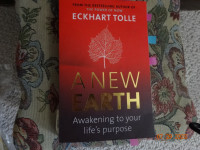 Eckhart Tolle  book, A NEW EARTH, like new,Awaken Life Purpose