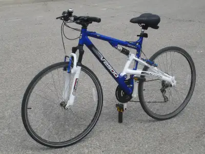 HYBRID 29" GENESIS V2900 SERIES 21 SPD + DUAL SUSPENSION RACER!, View more