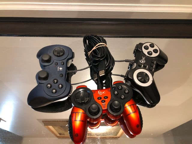 3 USB Wired Game Controller. All 3 for $30. in PC Games in Vancouver