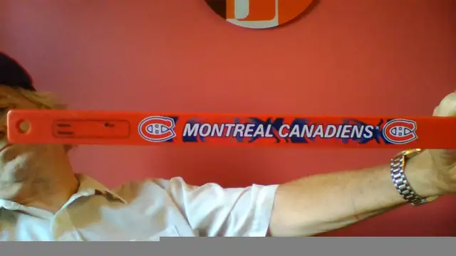MONTREAL CANADIENS plastic mini HOCKEY STICK 19 1/2" long in Arts & Collectibles in Winnipeg - Image 5