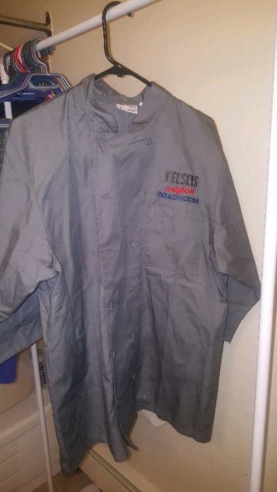Kelseys cook jacket only used 1 day like new $30 obo Pick up only thx