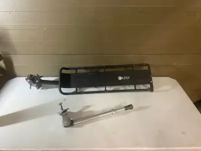 Bike Kick Stand & Filzer Post Mounted Rear Rack, View more