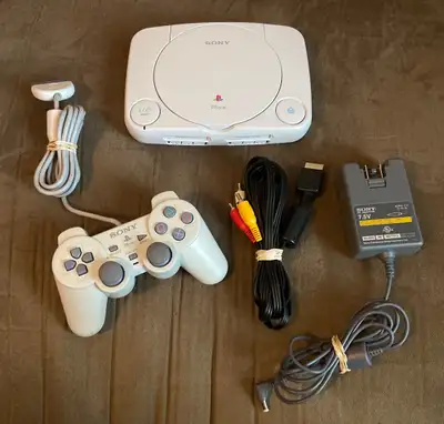 Official Sony PlayStation 1 PS1 Slim PSone Console WITH MODCHIP, View more