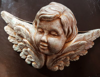 Ceramic Cherub with wings
