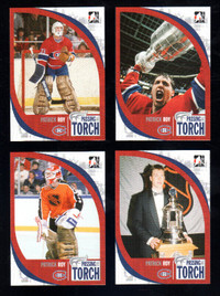 CARTE DE HOCKEY PATRICK ROY,MARTIN BRODEUR PASSING THE TORCH SET