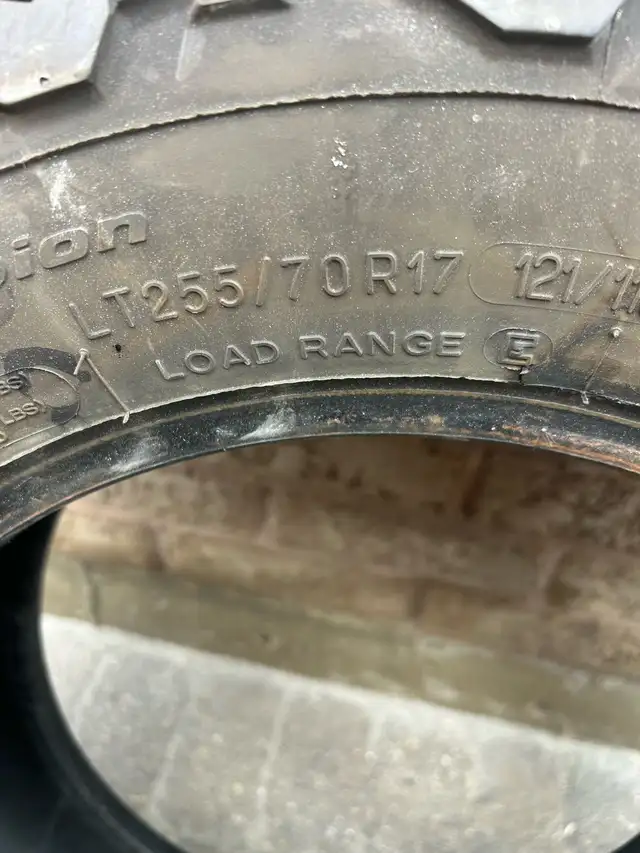 used Tires LT255/70R17 ( BF Goodrich).   Call at 4164005909 in Garage Sales in Mississauga / Peel Region - Image 2