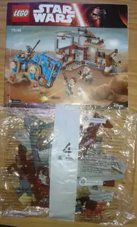 sacs lego neufs, MIB parts, lego star wars 75148, 7594 toy story