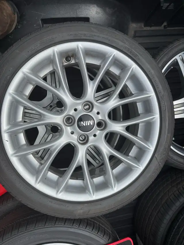 2013 MINI COOPER  TIRES, RIMS, AND SPORT ROCKERS in Tires & Rims in Oakville / Halton Region - Image 5