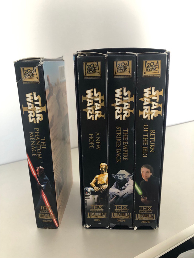 Star Wars VHS Tapes dans CD, DVD et Blu-ray  à Ville de Montréal