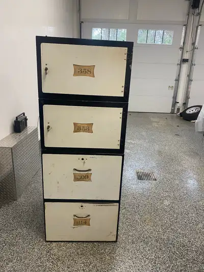 vintage filing cabinet , View more