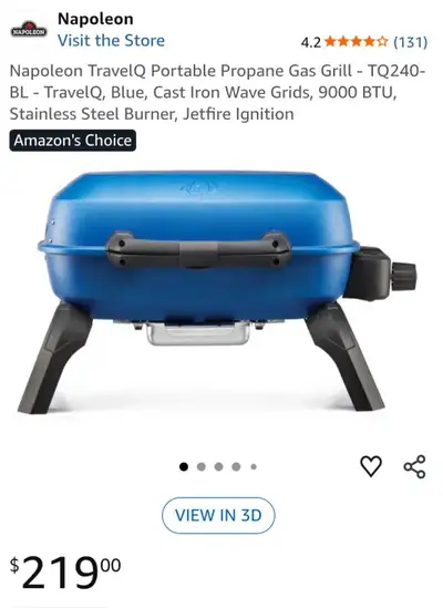 Portable napoleon bbq, View more