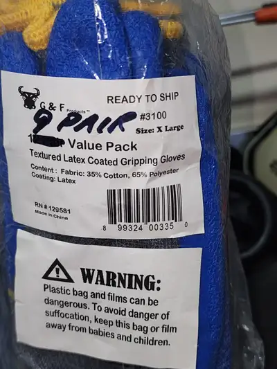 Textured Latex Coated Gripping Gloves, View more