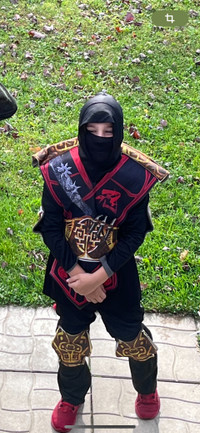 Costume de ninja, grandeur small d’enfant 