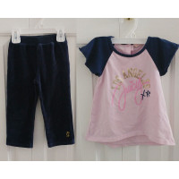 Baby Girls Juicy Couture Navy Joggers & T-Shirt
