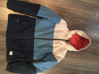 Manteau d’hiver ONeil-blanc, bleu pâle, bleu foncé -