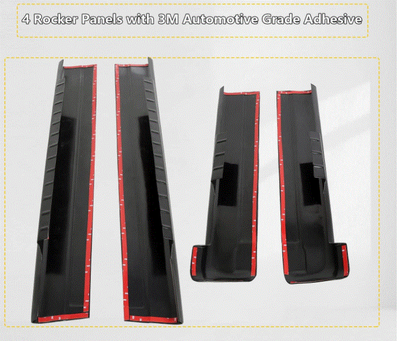 Rocker Panel Guard Compatible with 1999-2006 Chevy Chevrolet Silverado/GMC Sierra 1500 2500 3500 200...
