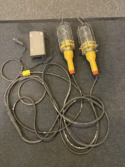 Vapor Gard Erikson dual  industrial portable work lights, View more