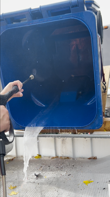 BIN CLEANING IN KW — GREEN ORANGE KW