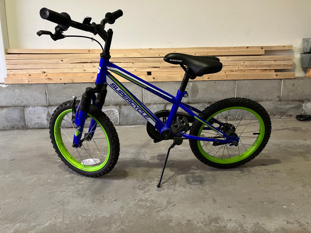 Supercycle Valley Kids' Bike, 16-in, Blue in Kids in Sudbury - Image 2