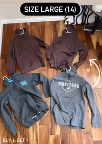 Sale! - Youth Hoodies (Size 14)
