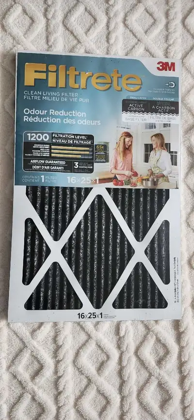 3M Filtrete  Odour Reduction Air Filter, 16 x 25 x 1-in, 1-pk, View more