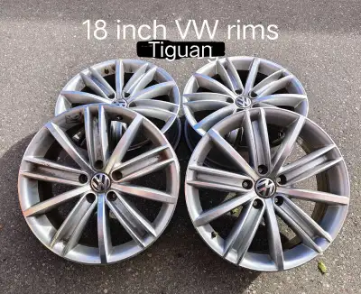 Set of 4 rims in very good condition. Rims were used on a VW Tiguan, 18 x7, 5x112, ET 43. Call or te...