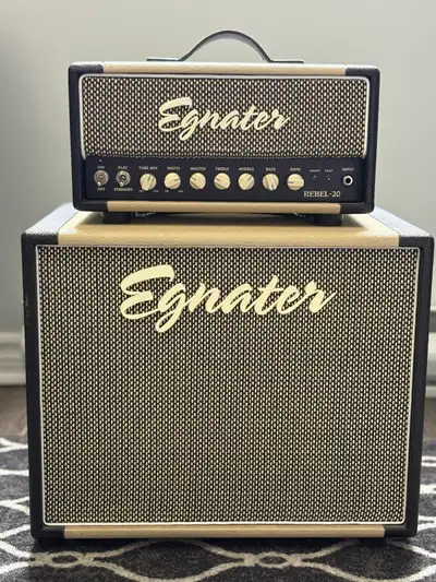 Egnater Rebel 20 Guitar Head Tube Amp & Speaker, View more